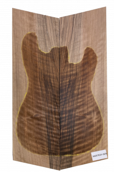 Body European Walnut AA, 2-pc. bookmatched Unique-Piece #029